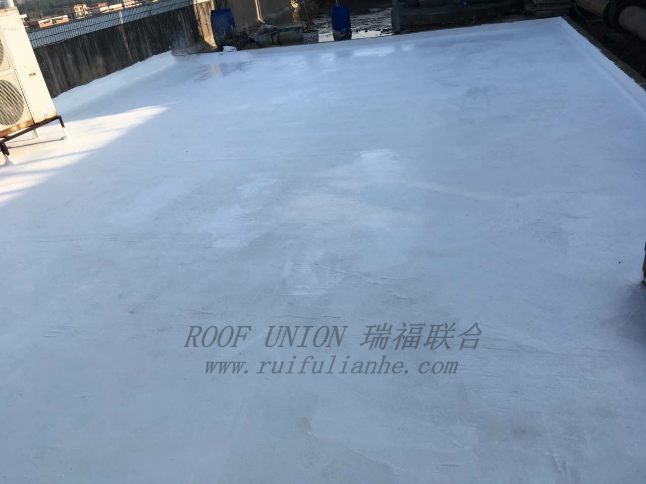 香港大型纺织品有限公司混凝土屋面防水工程