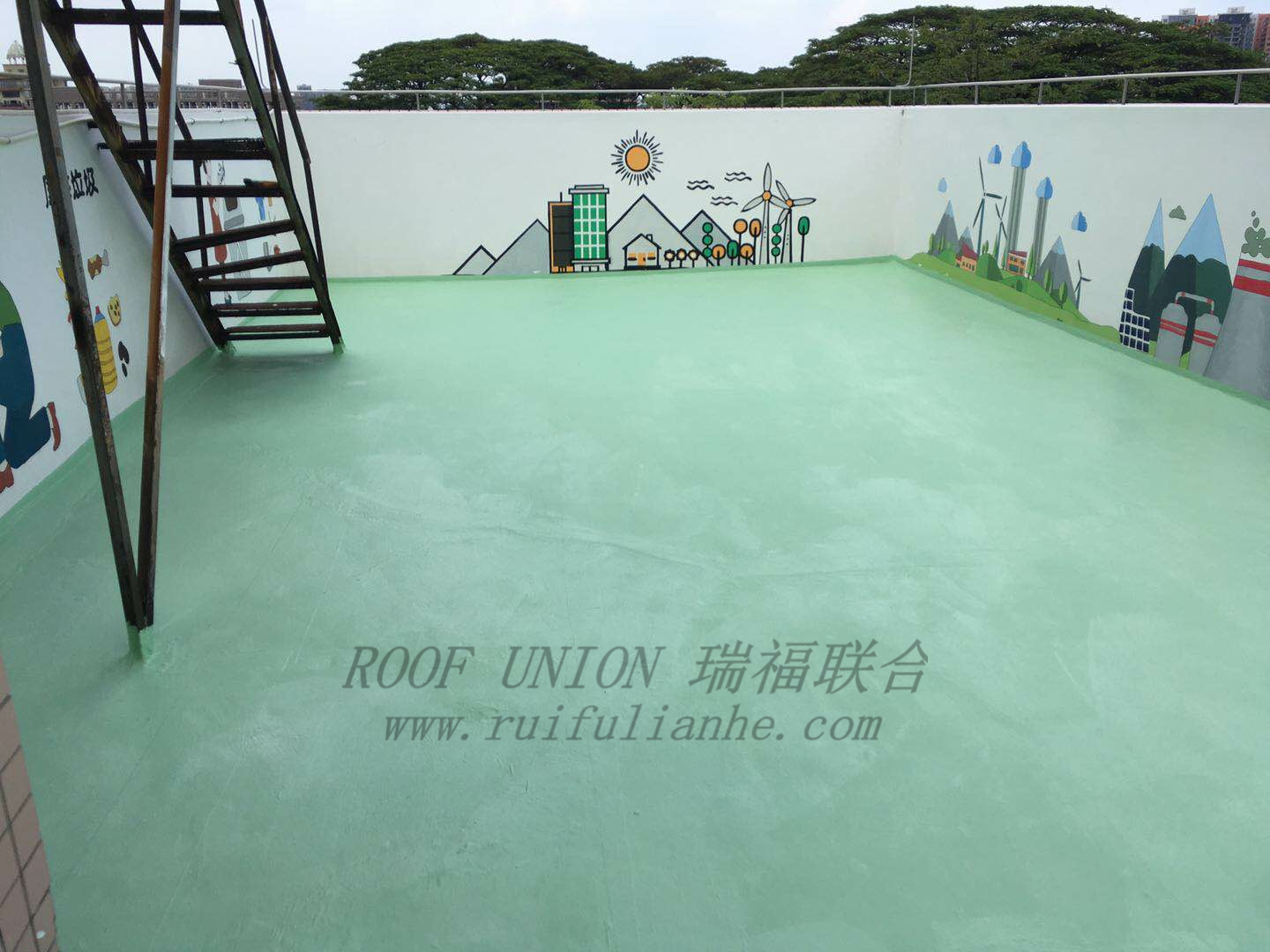  广东某知名院校教学楼屋面防水工程